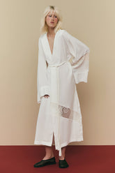 мереживне максі кімоно