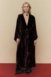 оксамитове шовкове кімоно