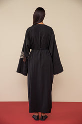 мереживне максі кімоно